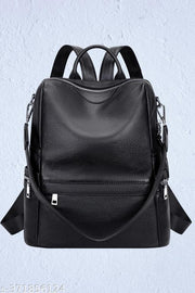 Medium Backpack Purse for Women Convertible Travel Vintage PU Leather Backpack