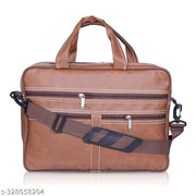 TRENDY LEATHER MENS OFFICIAL LAPTOP BAG RED