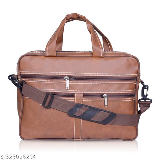 TRENDY LEATHER MENS OFFICIAL LAPTOP BAG RED