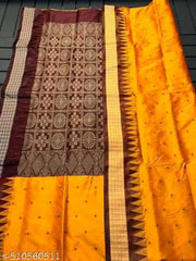 Trending Sambhalpuri Papa silk Bomki Saree
