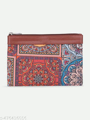 Zouk Multicolor Mandala Print Classic Utility Pouch