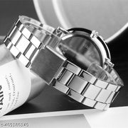 New style designer combo of 2 watches analog watch for boys & mens best watch for men Stainless Steel Chain Combo Watch For Men Boys