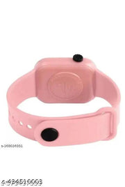 Latest Design Baby Pink Colour Digital LED Watch With Date and Time for Kid's boy's and girl's (Age 6 to 11 years) Most Selling Watch for Kid's