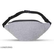 KRISHI Stylish and Functional Waterproof Leather Waist Bag for Men and Women with Adjustable Waist Belt Travel Pouch