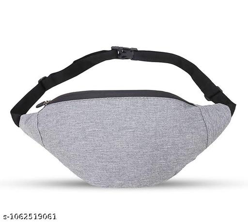 KRISHI Stylish and Functional Waterproof Leather Waist Bag for Men and Women with Adjustable Waist Belt Travel Pouch