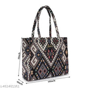 Dixon Dixon DIXON Casual Canvas Fabric Shoulder Trendy Design Handheld Tote Bag For Women