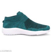 #Fancy Green #Synthetic Sports Shoes For Men