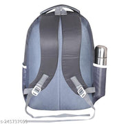 Qurox Men and Women Casual  Waterproof Laptop Bag for School College & Office (Grey)