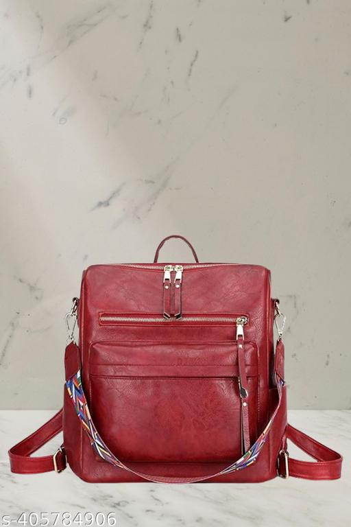 BohoBuzz  Premium Waterproof Backpack For College Girls | Women Office Bag Durable & Daily Usable (Backpack,bag,backpack for women women bag fashion,stylish)