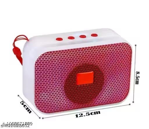 M-412SP (Multicolor) Wireless Bluetooth Speaker | Portable High Bass Mini Speaker with HD Stereo Sound, USB Flash Drive, TF Card, AUX Input, FM Radio, Rechargeable Battery & Universal Device Compatibility