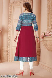 Polyster/Crepe fabric-Jivika Petite Kurtis