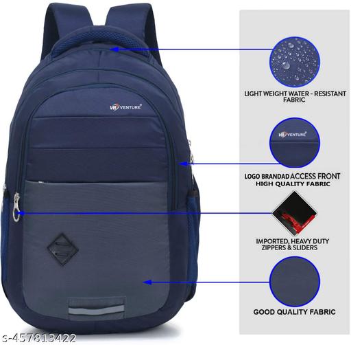 VB Venture 40L Backpack for Students – Fashionable, Functional & Ready for Campus Life