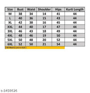 Women Cotton Front Slit Solid Plus Size Kurti