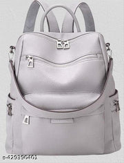 MomsyStore Leatherette Backpacks For Women And Girls