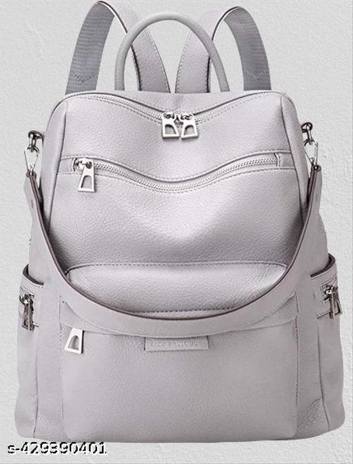 MomsyStore Leatherette Backpacks For Women And Girls