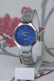 Unique and attractive solid round dail high quality stainless steel chain watches for girls and women