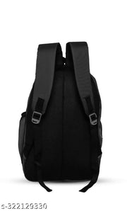 Size: M (15-30L) Bagoryx black laptop casual college office school kids unisex backpack