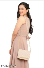 Sling bag stylish design fence imbordered sling bag