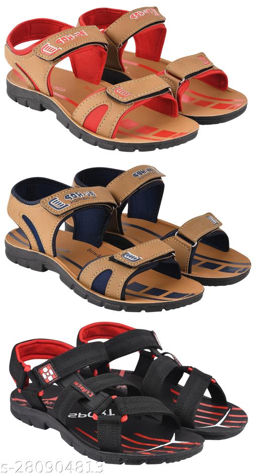 Ango Mens &Boys Sandal Combo pack of 3