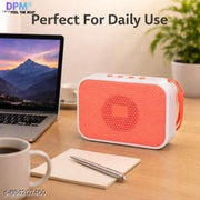 DPM Portable Bluetooth Speaker with Mic, RGB Glow, Deep Bass Sound, USB Playback