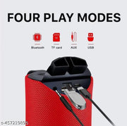 Anandani TG-113 Red  Bluetooth Speaker With | 3-4 Hour Battery Play Time || Bluetooth |
