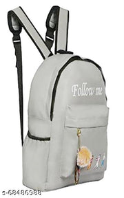 Follow Me Print Backpack for Women, College bags for girls Small Women Backpacks | School Bag for Girls
