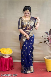 Woven Banarasi Jacquard Saree