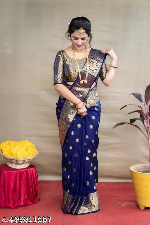 Woven Banarasi Jacquard Saree