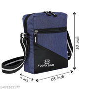 Unisex Sling Bag Cross Body Multipurpose Hand Bag, Sling Bag, For Men & Women. Slim Bag for Office, Cash, Business Collection, Travelling Sling Bag