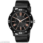 NEW STYLISH PU MEN Analog Watches