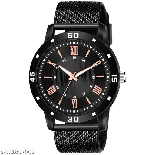 NEW STYLISH PU MEN Analog Watches