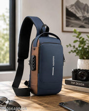 Imported waterproof sling bag for men