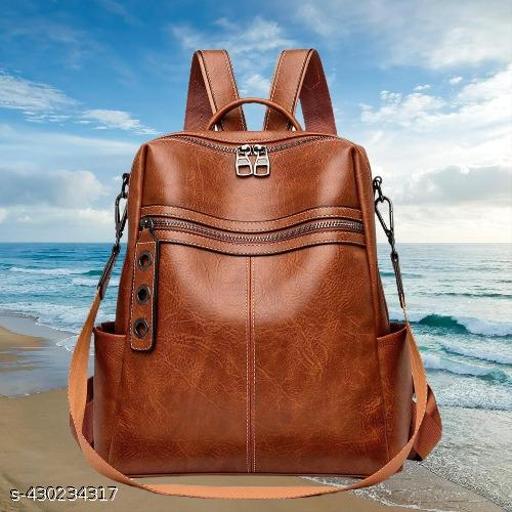 MomsyStore Leather Backpacks For Girls And Women