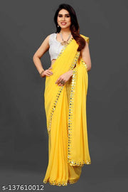 NEW FENCY GEORGETTE CUT WORK SAREE
