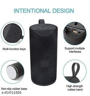 TG113 Portable Bluetooth Speaker with USB/Micro SD Card/AUX/Mic Multimedia Speaker System Super Bass Compatible with Android, iOS & Windows Devices