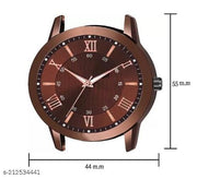 Boys and Men's Exclusive Men201 Brown Boys watch and Men watches Hand watch men Sports gents stylish Leather Belt gift Analog Watch - For Men