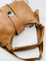 Versatile Shoulder Bag | hobo shoulder bag | soft bag|spacious bag | 3 big compartments | evryday women use | handbag and purses|pu leather | leather bag | big bag | rough use