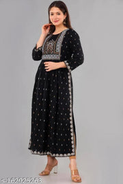 S.S.102 TM Maroon Designer Front Slit Kurti