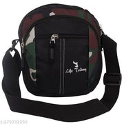 LIFE TODAY Sling form Men and Women | Cross Body Travel Bags | Pouch for Men and Women | One Side Shoulder Bag 7 x 8 x 4.5 (H x L x W) inches