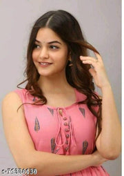 Stylish Flared kurti cum gown