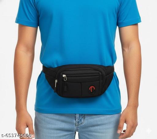 Multipurpose Waist Bag Crossbody Sling with Multi Zipper Pockets for Travel Gym Running, Adjustable Strap Compact Fanny Pack – Unisex