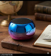Super Compact Rechargeable Bluetooth Speaker – High Gloss Gradient Metal Finish