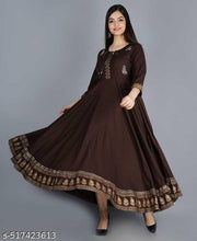 New Anarkali pretty kurti . New Gown , New Fashionable kurti , New heavy full lenth kurti
