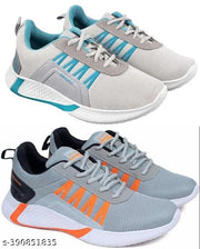 Combo of Men's Sports Shoes - Pack of 2 Relaxed Lightweight Running shoes for Men