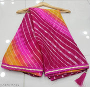 SAWAN SAREE, LEHERIYA SAREE, TRENDING SAREE, SAREE FOR WOMEN, GREEN SAREE, LEHRIA SAREE