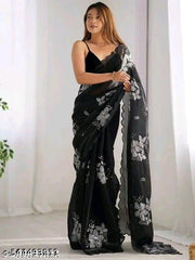 DESIGNER JIMMYCHHO SAREE WITH UNSTICHED BLOUSE