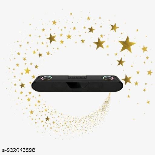 Portable Bluetooth Speaker, 16 Watts, Upto 8h Backup, Dual Drivers + Dual Passive Radiators, Call Function, Bluetooth v5.3 | USB | mSD| AUX, TWS, RGB LED