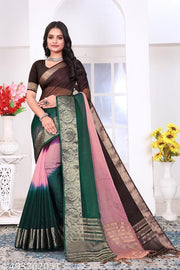 Weddind Special and Bollywood Style tissue oeganza saree