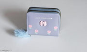 Women Small Wallet Wallets for Girls Credit Card Holder Coin Purse Zipper Small Secure Card Case Cute Wallets Mini Wallets for Women