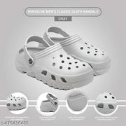 Bersache Extra Soft Classic Casual with  Regular wear with Ultra Soft & Flexibility Technology Clogs for Men's & Boy's-  (6092-Grey)